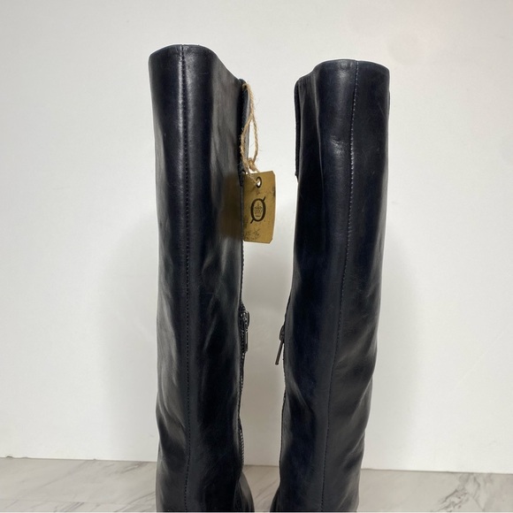 New! Born Shaunie Black Leather Riding Boot 6 1/2 M - Picture 5 of 15